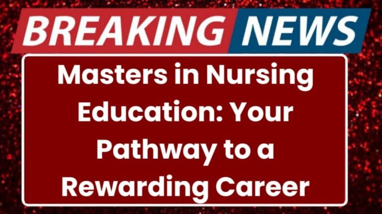 Masters in Nursing Education